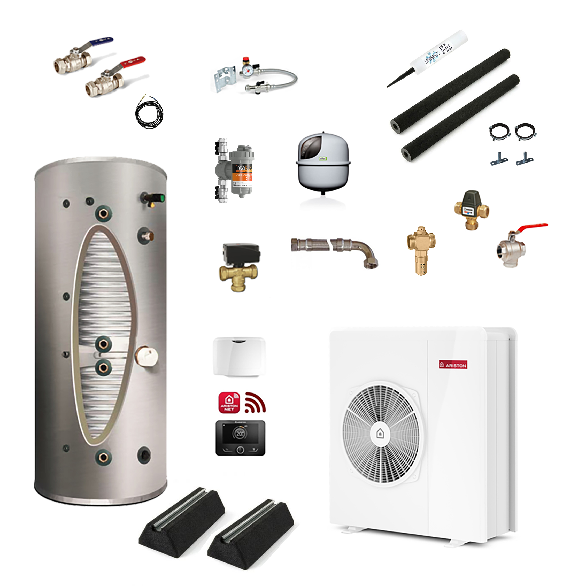 Ariston Nimbus Pocket 8kW - 210l Cylinder Single Zone Open Loop