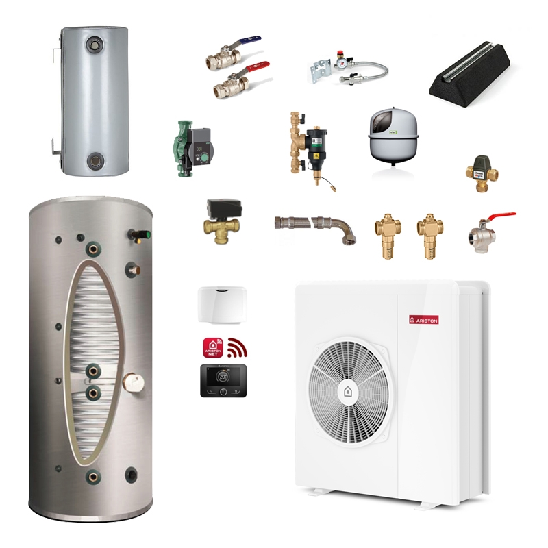 Ariston Nimbus Pocket 8kW Kit 200l Cylinder and Buffer 1 Zone